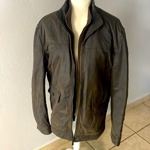 Johnston & Murphy leather jacket Men